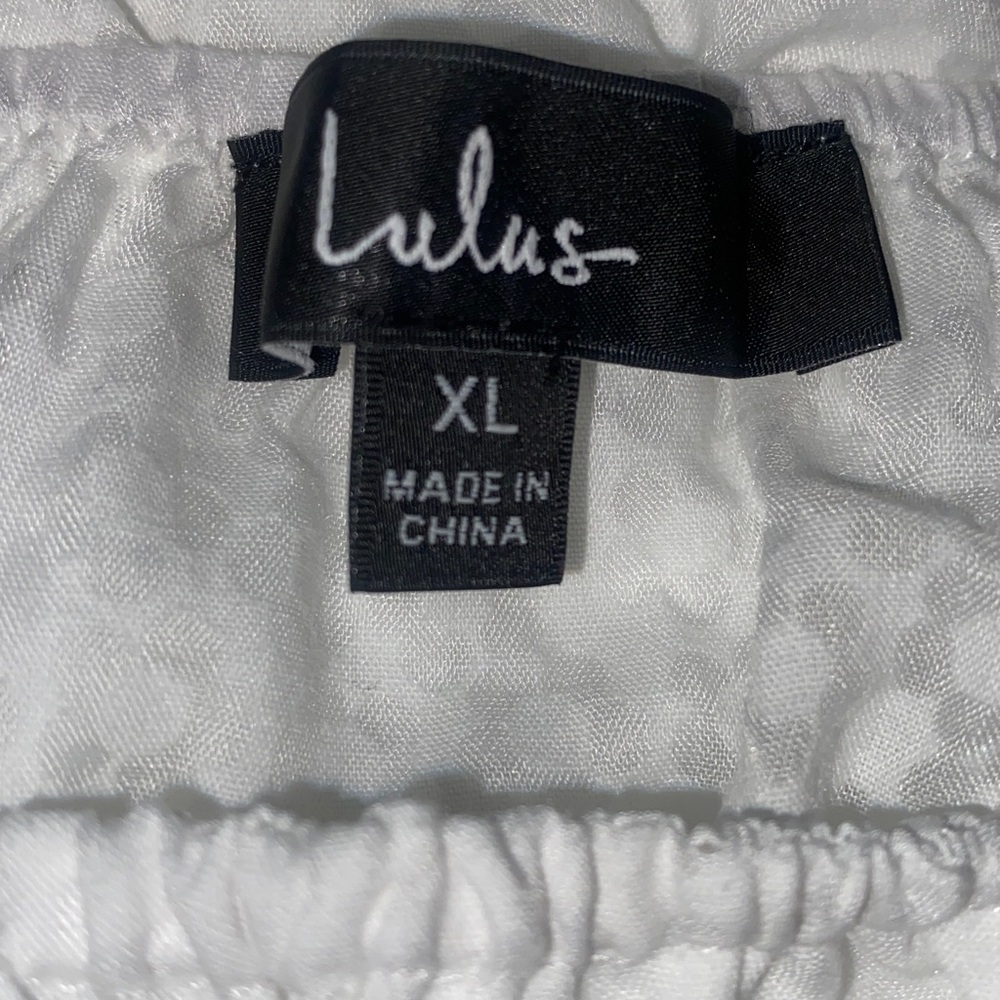 NWOT LuLus  Lined Dress With Smocking Detail - Picture 6 of 7